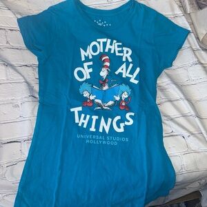 Mother Of All Things T-Shirt Womens Size M Universal Studios - Dr Seuss Thing